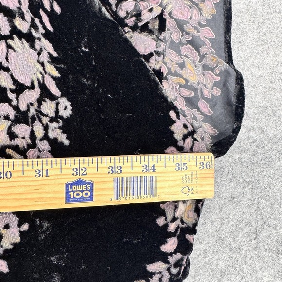 GOOD HART by Matilda Jane Black Burnout Velvet Floral Kimono Size M/L Whimsygoth - Picture 8 of 9